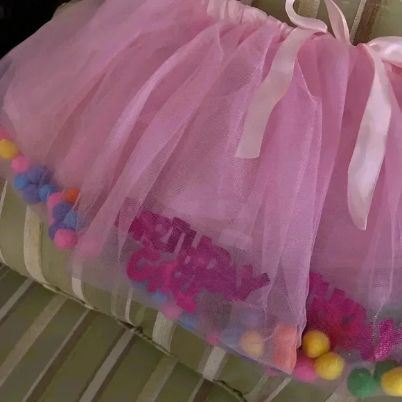 PRECIOUS BIRTHDAY GIRL TUTU ONE SIZE FITS ALL - Picture 2 of 10